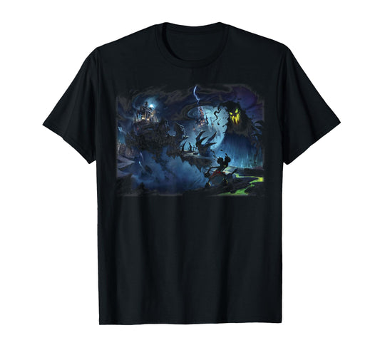 Disney Epic Mickey Game Scene Poster T-Shirt