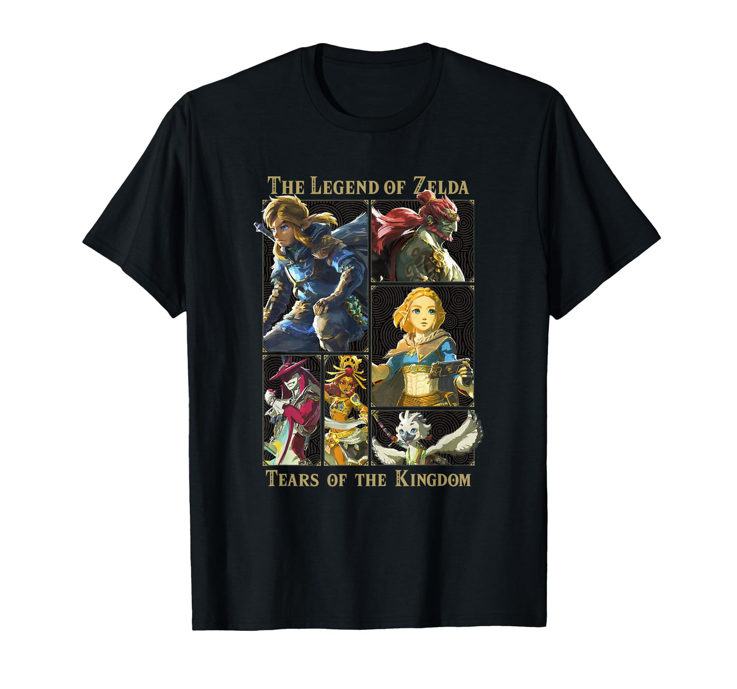 The Legend of Zelda: Tears of the Kingdom Character Box Up T-Shirt