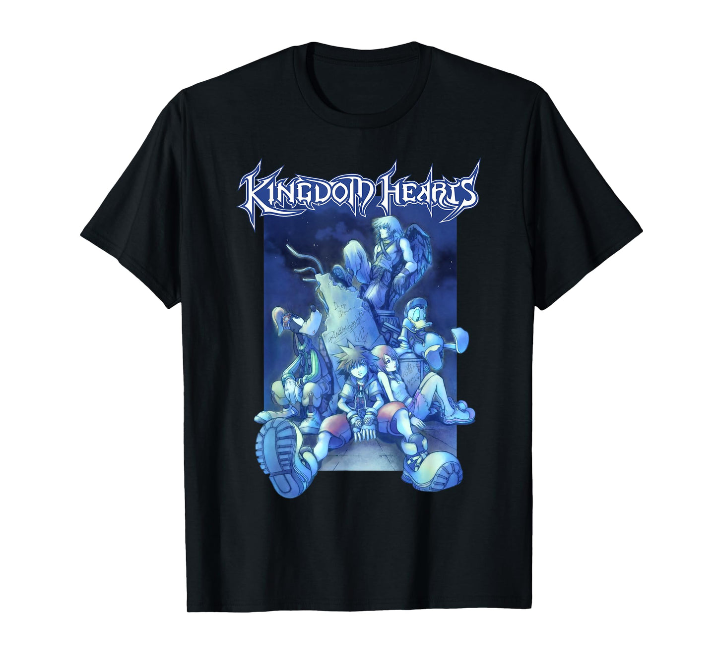 Kingdom Hearts - Blue Crew T-Shirt