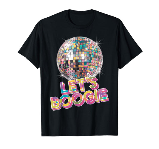Disco Ball Vintage Retro let's boogie fever discoball party T-Shirt