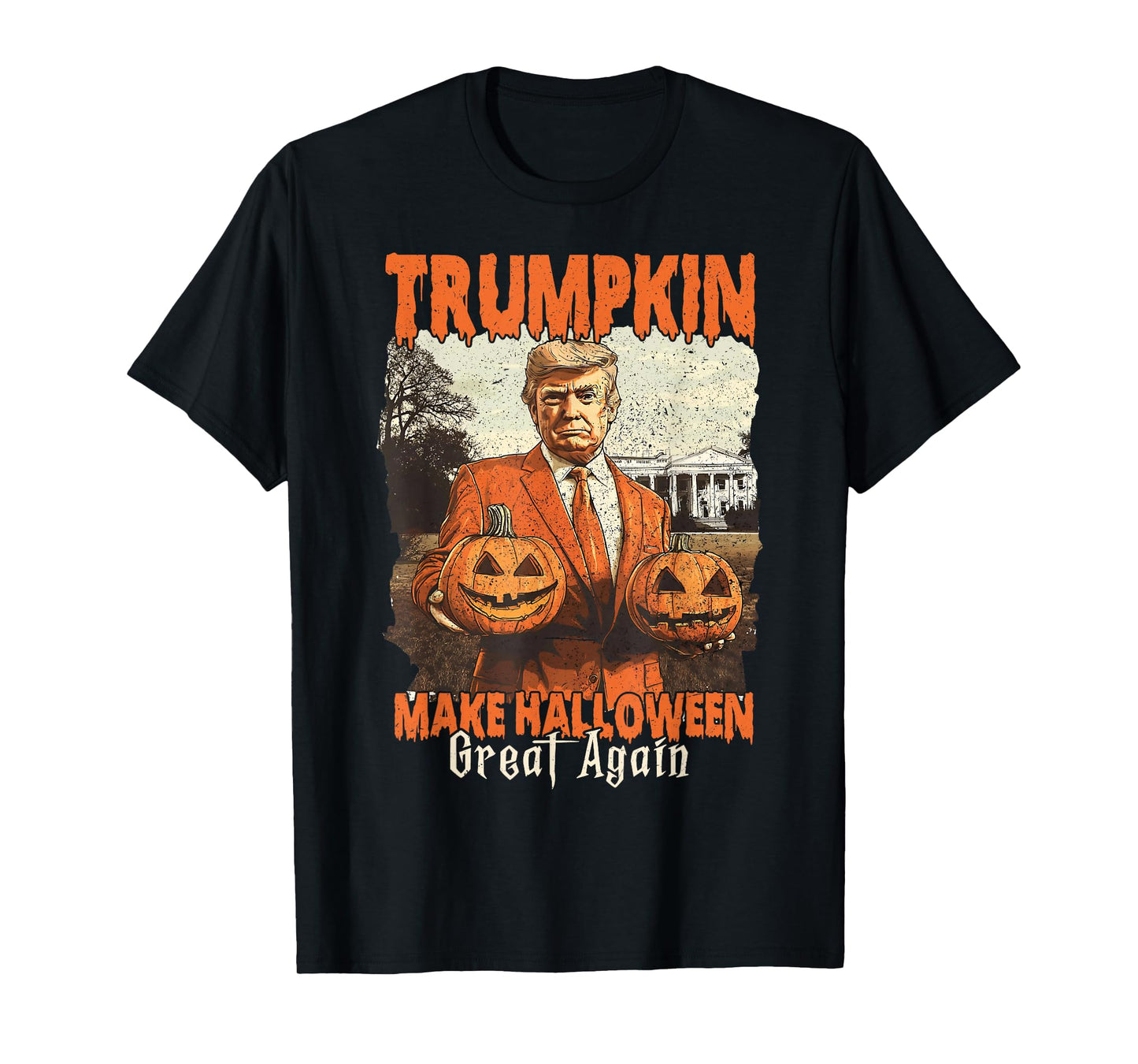 Trumpkin Make Halloween Great Again Funny Jack O Lantern T-Shirt