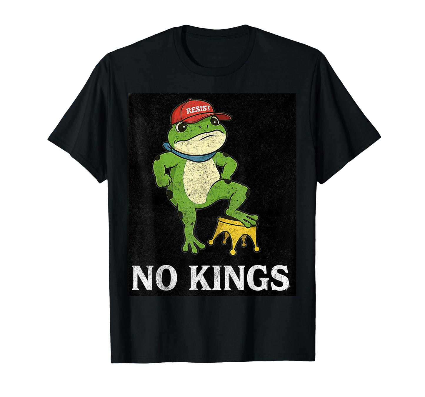 Freedom Portland Frog Resist No Kings T-Shirt