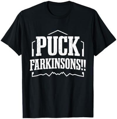 Parkinson's Disease Awareness Puck Farkinsons Parkinson's T-Shirt - T-Shirt | Black